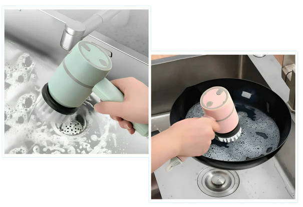 ScrubBuddy™ – The Revolutionary Electric Dish Cleaning Brush!